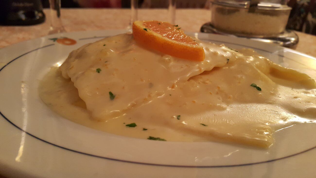 Ravioli all'arancia